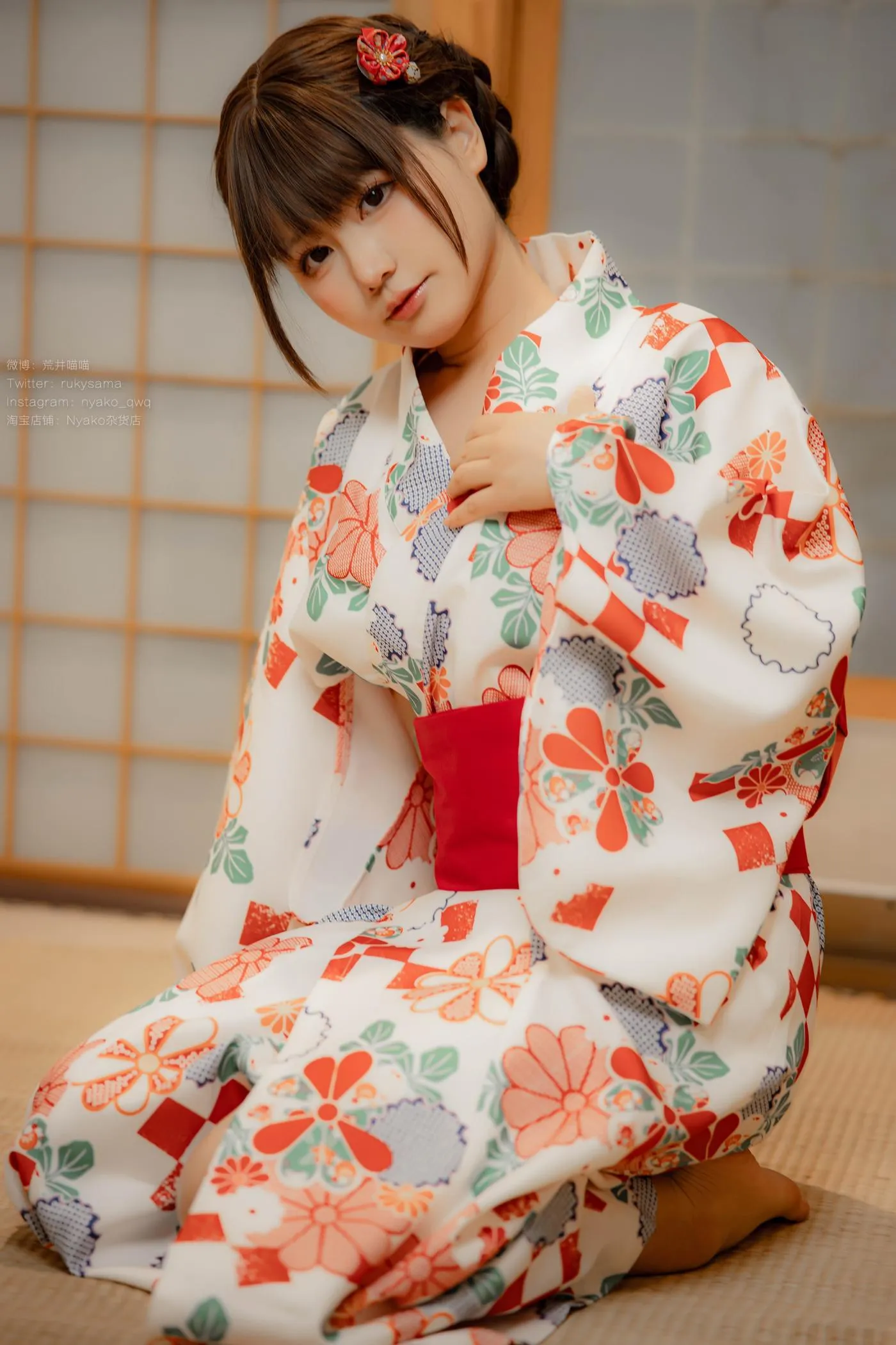 Nyako喵子 – NO.58 和风烂漫正片自拍-电子版41 和风烂漫-浴衣 [86P]插图4